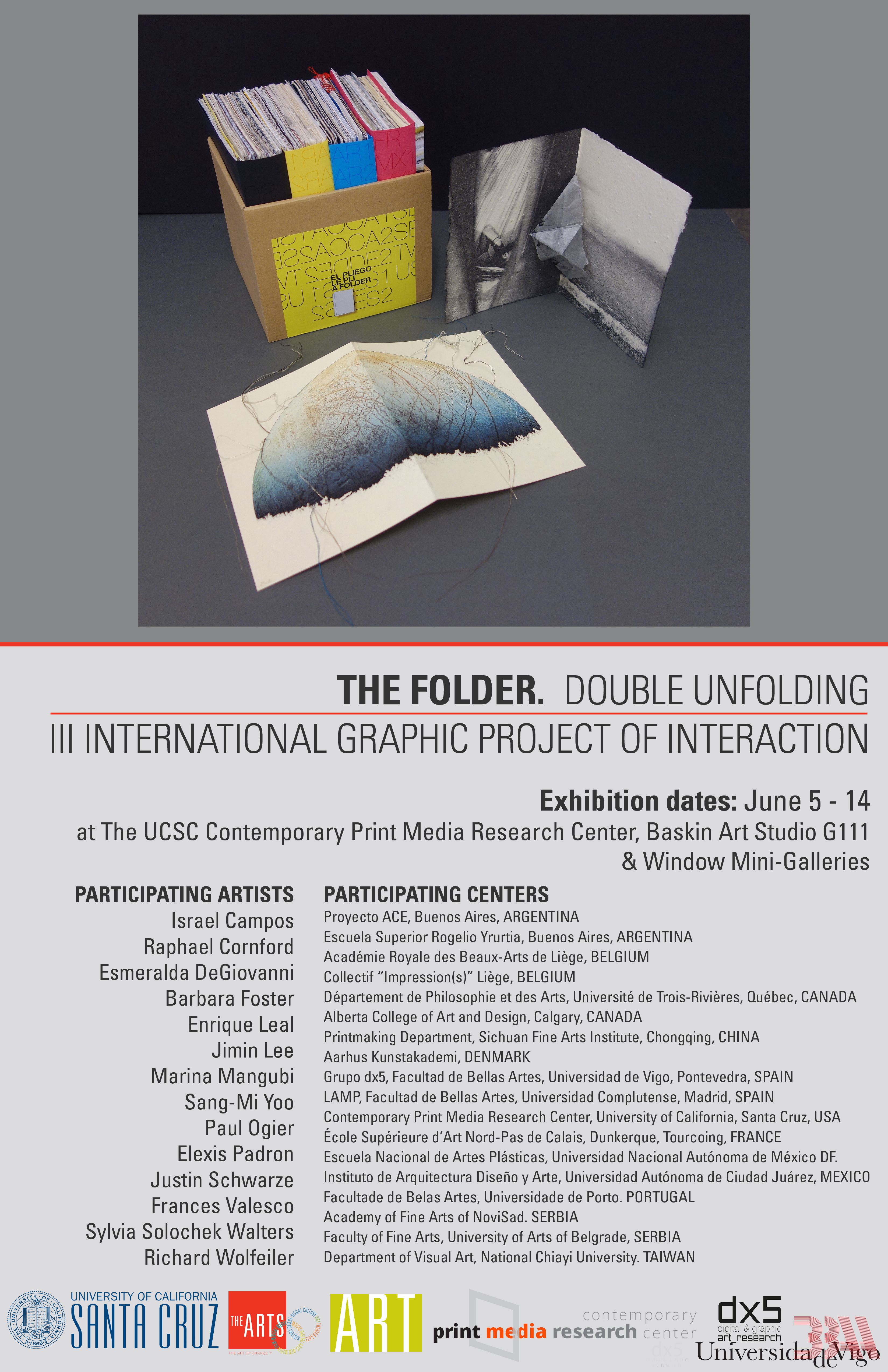 FOLDER Exhibition Poster ContemporaryPrintMedia-11×17 copy – Contemporary  Print Media Research Center
